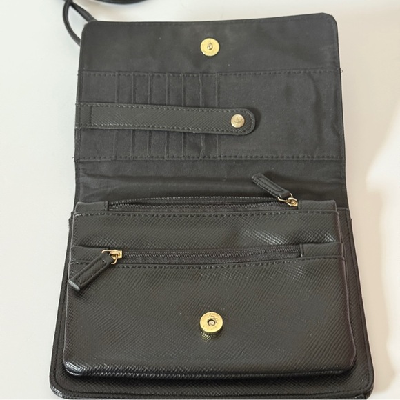 Elegant Black Bow Accent Bag Crossbody - Picture 7 of 11